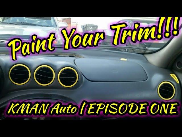 How To Paint Interior Trim (Uncompleted) | Kmanauto | EP 1