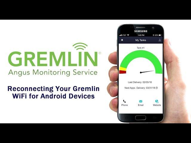 GREMLIN Tank Monitor Wifi Reset Tutorial for Android Devices