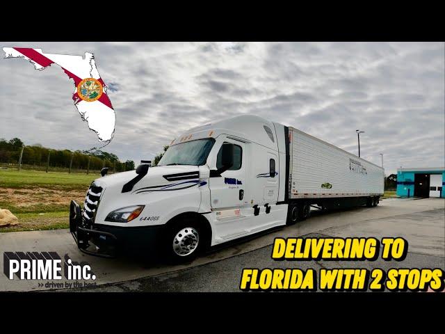 Delivering To Florida With 2 Stops   ️| Prime INC.