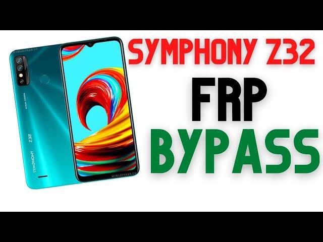 Symphony z32 Frp bypass new security patch / Bypass Google Account Simple way new mathod