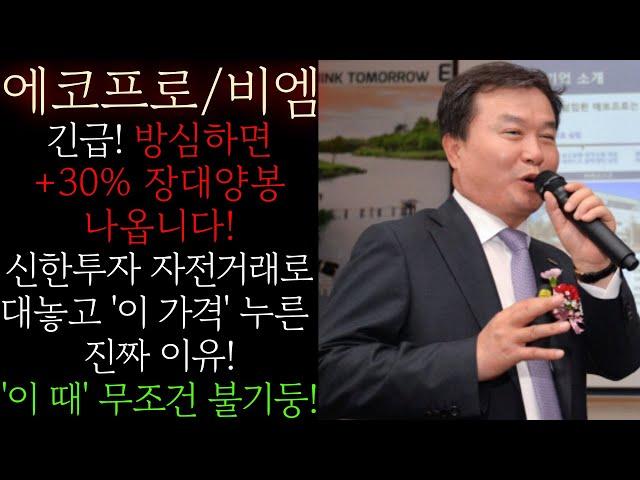 [에코프로(비엠)] 긴급! GM배터리 합작공장 인수! 결국 이거였습니다! 연말 '이 가격'부터 폭등 산타랠리 터진다! 신한투자 자전거래로 내놓고 누른 진짜 이유! #에코프로목표가