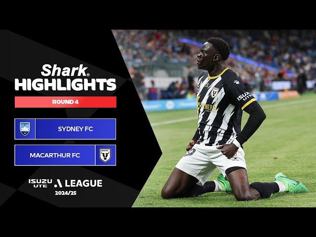 Sydney FC v Macarthur Bulls - Shark Highlights | Isuzu UTE A-League 2024-25 | Round 04