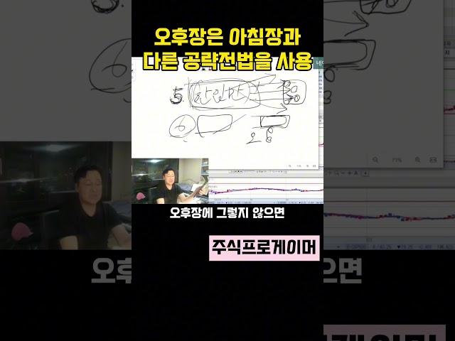 오후장 공략종목과 아침장 공략종목은 차트 부터가 다르다 #실전매매영상 #초단타 #단타 #스캘핑
