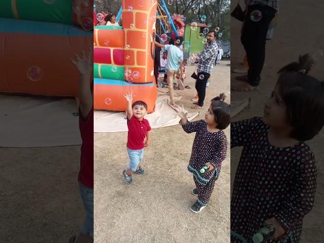 Bubbles are fun #areej #azlan #shorts
