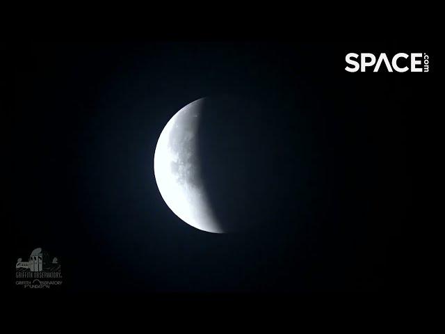 Watch the entire Beaver Moon lunar eclipse in 1 minute time-lapse