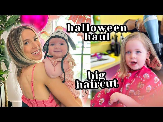 WHY WAS I NERVOUS?! big haircut + cutest halloween haul ever  weekend vlog part 1 leighannsays