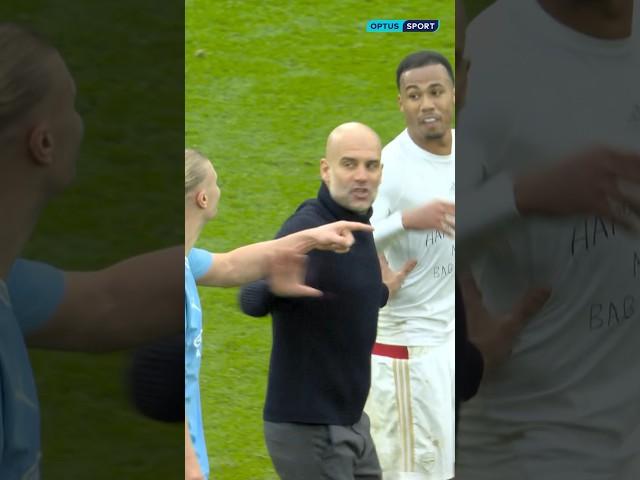 Pep Guardiola went full ‘nightclub bouncer’  #shorts #PremierLeague