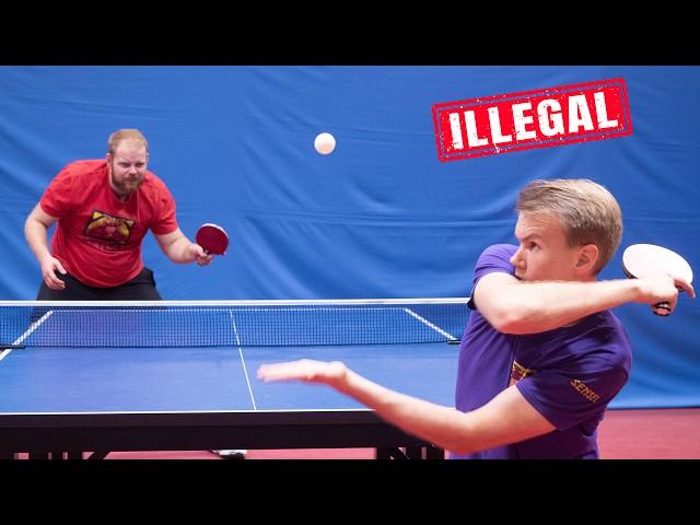 Illegal Ping Pong Serves