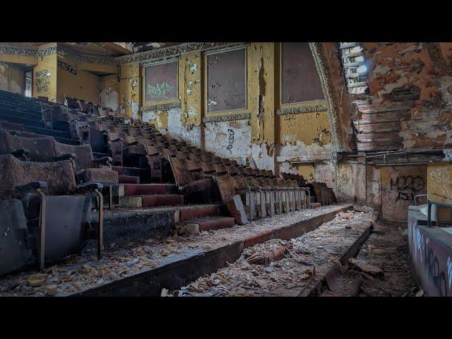 Exploring an ABANDONED 1960s Retro Theater: Horrifying Discovery Inside