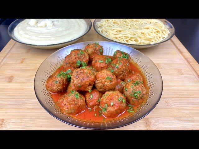 BOULETTE DE VIANDE HACHÉE À LA SAUCE TOMATE POUR ACCOMPAGNER TOUT VOS FÉCULENTS PÂTES, RIZ   