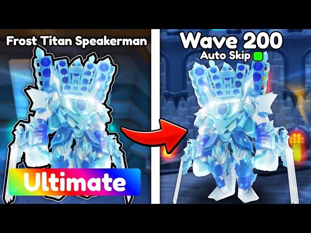 I Bought FROST TITAN SPEAKERMAN and he's ACTUALLY GOOD??