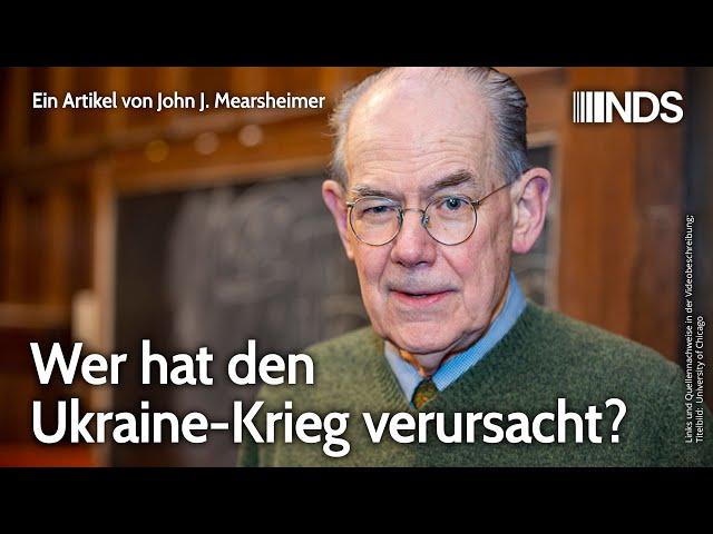 Wer hat den Ukraine-Krieg verursacht? | John J. Mearsheimer | NDS-Podcast | 31.08.2024