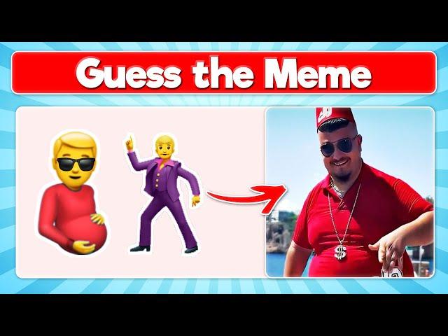 Guess the Meme by the Emojis