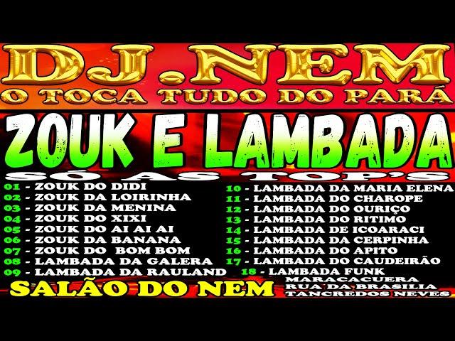 CD DE ZOUK E LAMBADA ( SÓ AS TOP'S ) REMIX DJ NEM DE ICOARACI