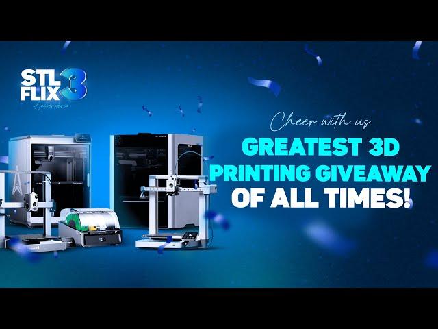 The BIGGEST 3D printing giveaway!