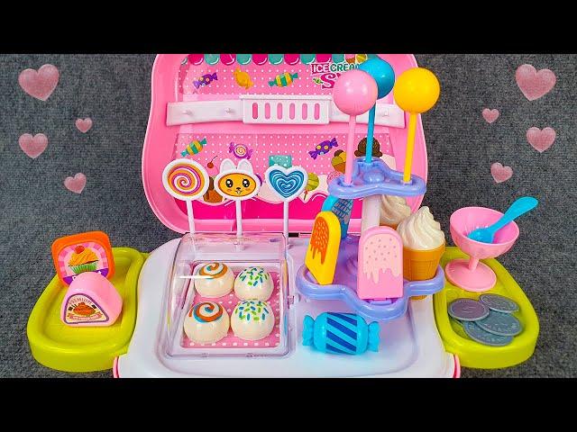 24 Minutes Satisfying with Unboxing Cute Candy Ice Cream Store Suitcase Playset ASMR | Review Toys