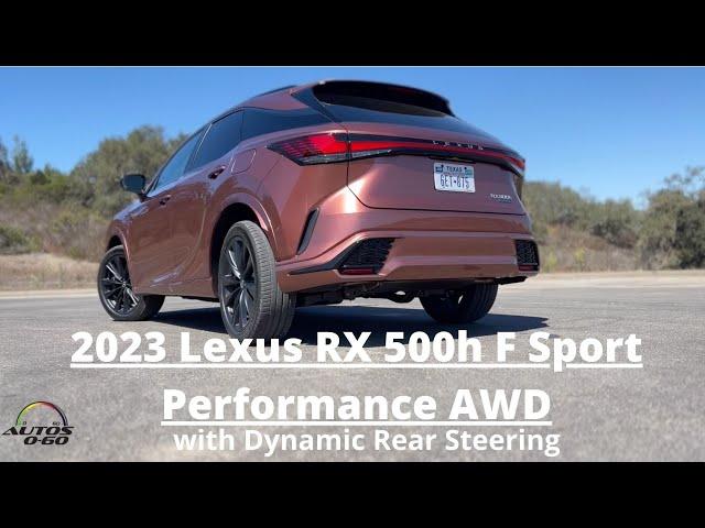 2023 Lexus RX 500h F Sport Performance AWD with Dynamic Rear Steering