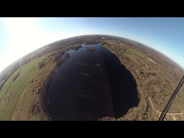 Paramotor Flight - Lot nad j.Salino i do Kębłowa.