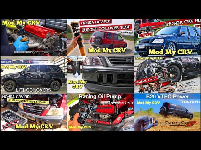 Building a B20 Vtec Honda CRV in 31 Minutes! (Complete Transformation) Mod My CRV