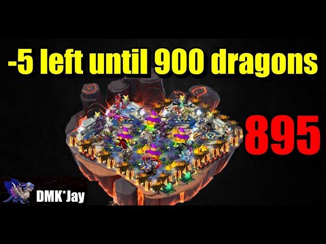 -5 left until 900 dragons - Dragon Mania Legends - (DMK*Jay) 드래곤 매니아 레전드