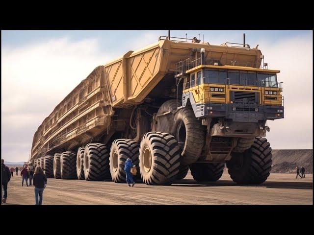 ¡Mira Su PODER! Es Una Verdadera CIUDAD SOBRE RUEDAS - 15 Maquinas Y Camiones Gigantes