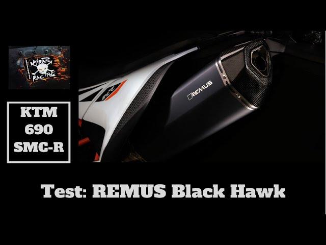 Schalldämpfer TEST: Remus Black Hawk  für die KTM 690 SMC-R 2019