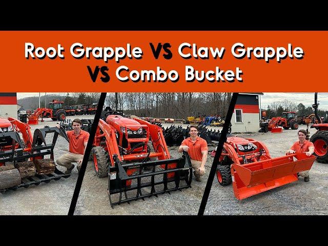 Root Grapple vs Claw Grapple vs Combo Bucket