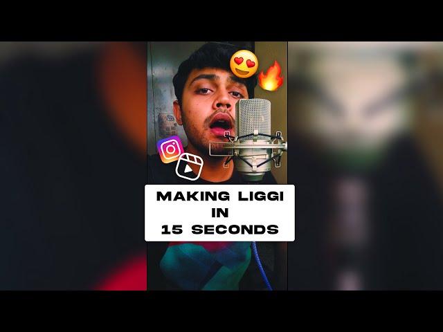 Making 'Liggi' in 15 seconds | @ritvizji  #shorts #zellix