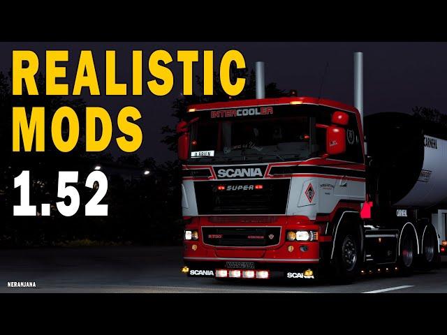 10 Best Realistic Mods for ETS2 1.52 - Euro Truck Simulator 2 2024