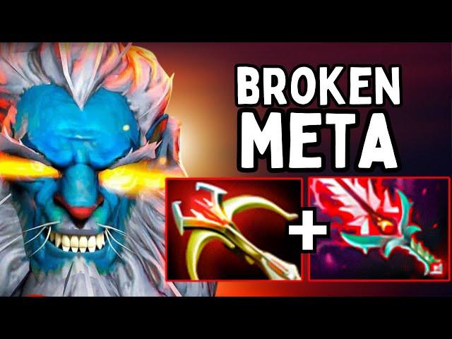 Insane 960GPM Phantom Lancer 30Kills Bloodthorn + Butterfly Builds Carry Dota 2