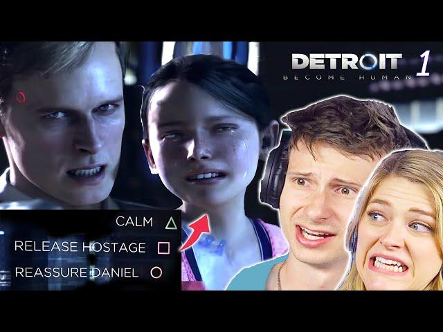 People Challenge Their Morals In Detroit Become Human • Scared Buddies