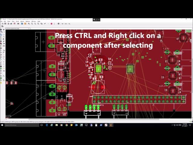 How to save a selection as a design block in Autodesk Eagle 8