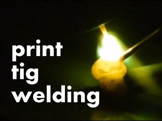 Tig welding print / наращивание металла аргонодуговой сваркой / Виталий М