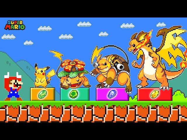 Super Mario Bros. But Mario Can Fusion All Pokemon Types