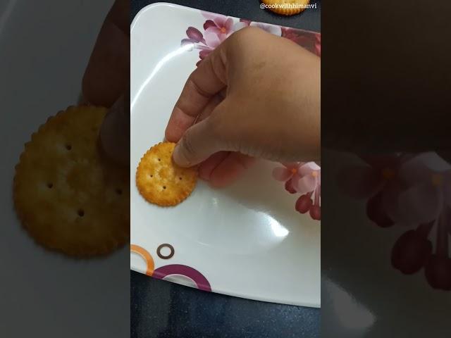 Monaco biscuit bite | party snack recipe #recipe #starter #shorts #ytshorts #kids #cookwithhimanvi