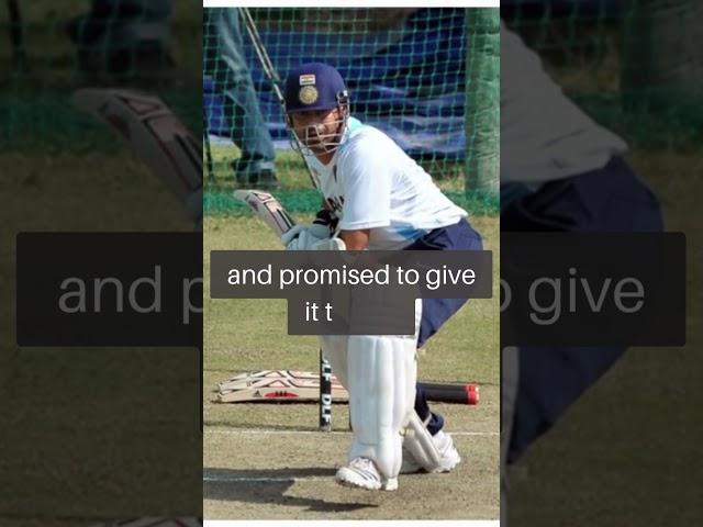 Did you know this thing about Sachin Tendulkar?