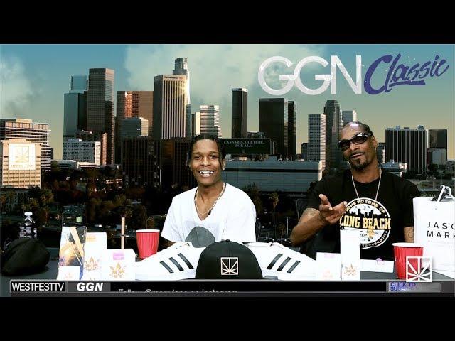 ASAP Rocky freestyle rapping with Snoop Dogg | GGN Classic