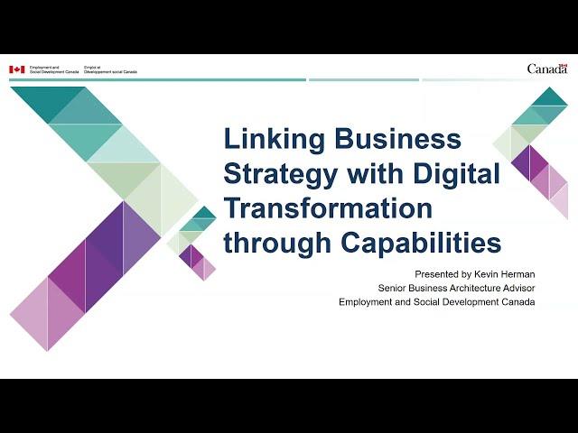 Linking Business Strategy with Digital Transformation through Capabilities