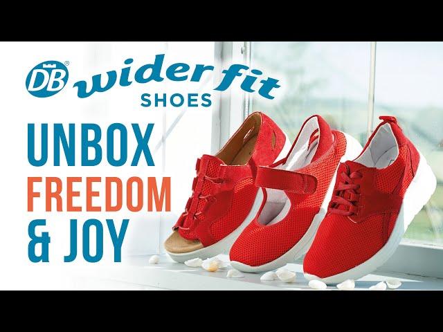 DB Wider Fit Shoes - Unbox Freedom And Joy