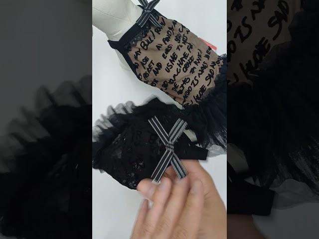 시크하게, 특별하게시스루 레터링 망사 원피스로 우리 아이의 패션 지수를 업그레이드!