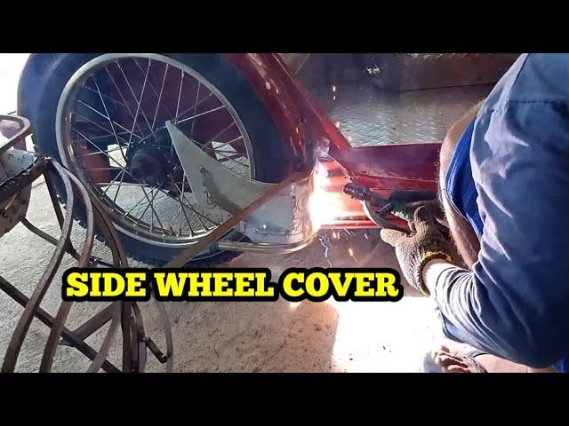 side wheel shield, or Nike #mustangsidecar #sidecarmaker #howto