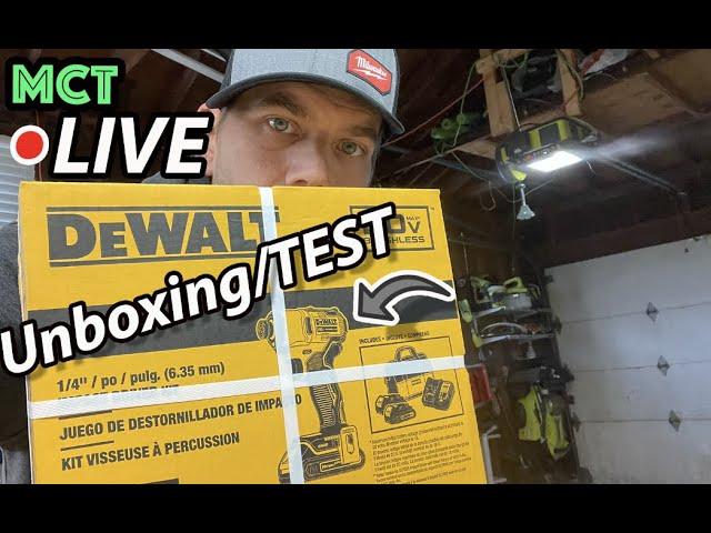 Unboxing and testing out DCF840 LIVE!