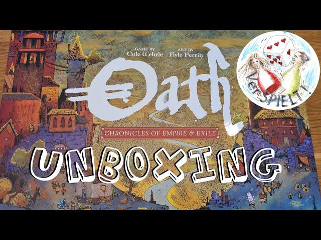 Oath Cronicles of Empire & Exile Kickstarter Unboxing, Leder Games, Cole Wehrle, Autor von Root