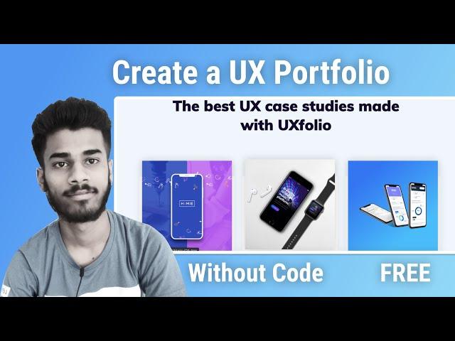 Create UX portfolio | UX Portfolio Presentation Case Study | UX Portfolio Tutorial | For Beginners