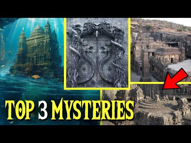 The TOP 3 Mysteries Of Ancient India - Secret Treasures & Temples !