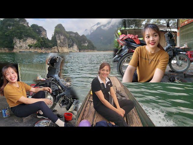 FULL VIDEO 15 DAYS : Genius girl - Honda and Yamaha motorbike repair technician in Vietnam.