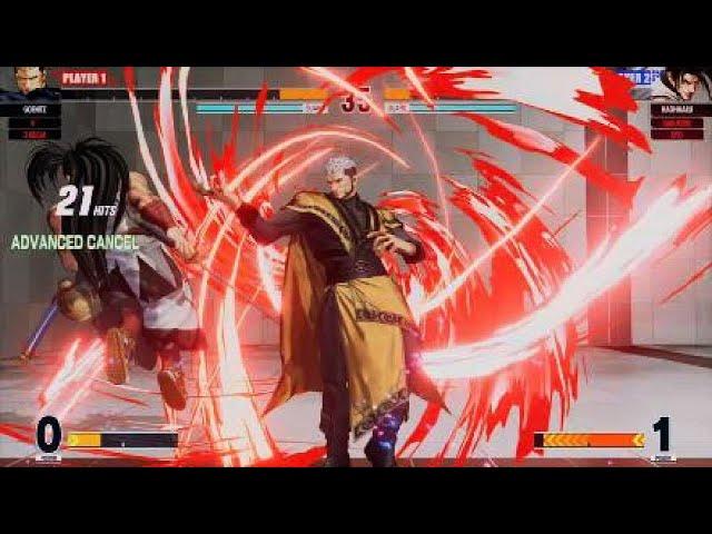 KOF15　ゲーニッツ　キレッキレのお別れです　３３Hitコンボ