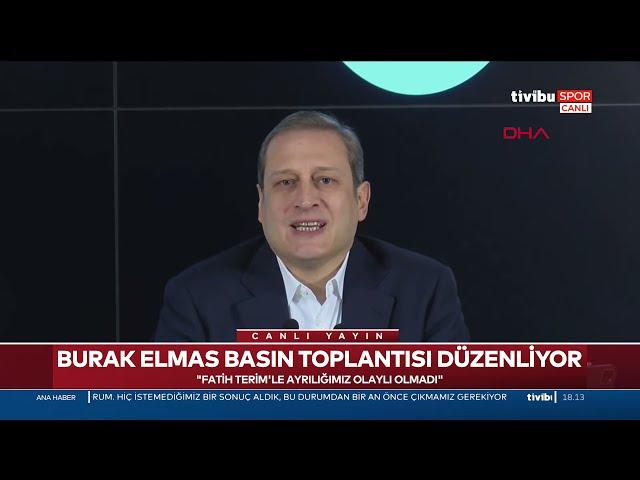 Fatih Terim, Domènec Torrent - Galatasaray Başkanı Burak Elmas Basın Toplantısı Düzenledi