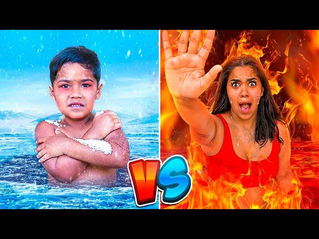 HOT vs COLD POOL Challenge!