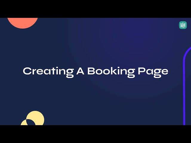 Creating a booking page with YouCanBookMe